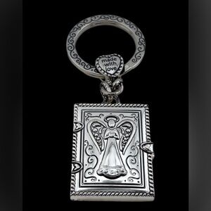 Silver Angel Keychain
